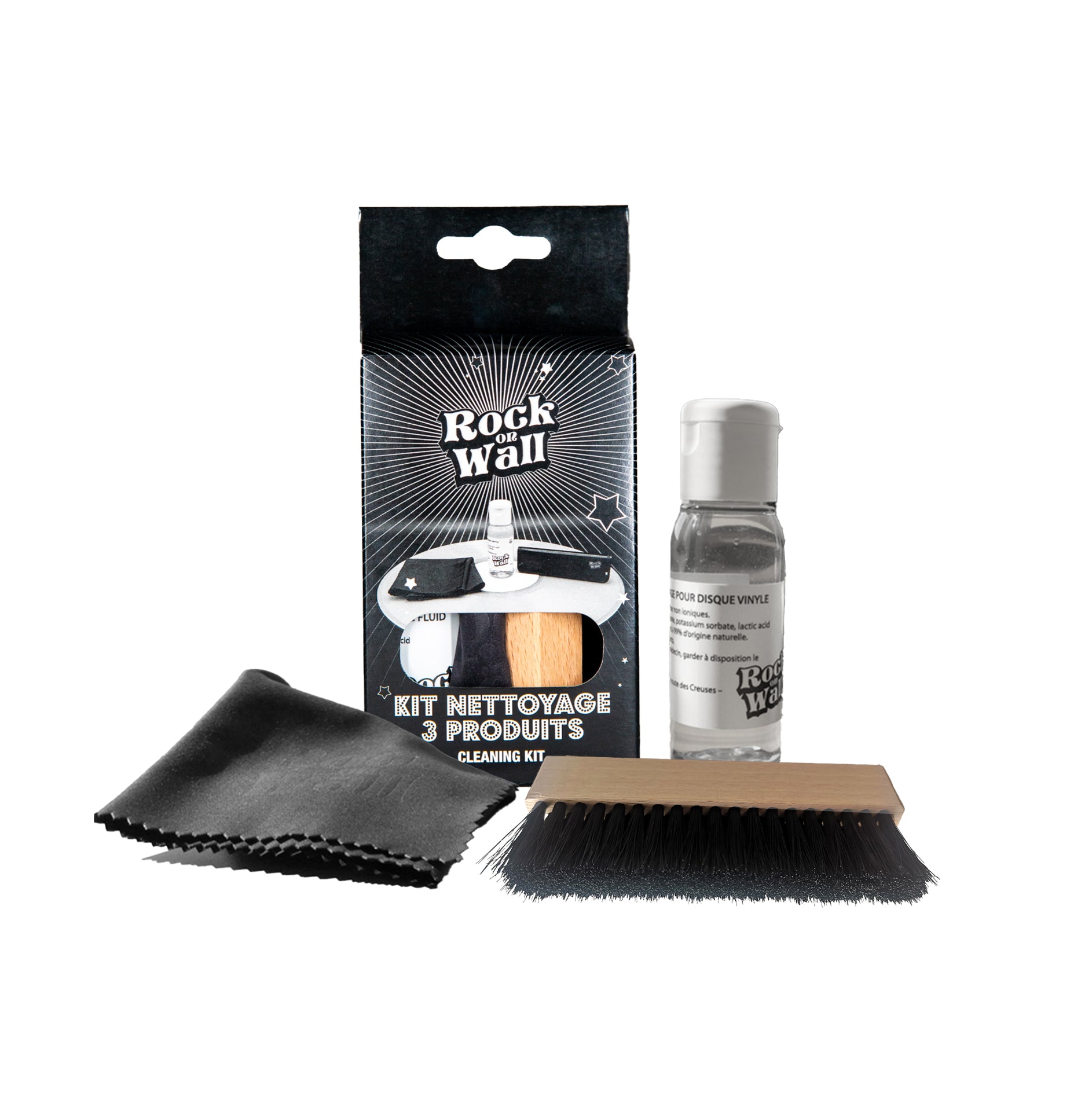◉ Kit de Limpieza Premium 3 productos para tocadiscos